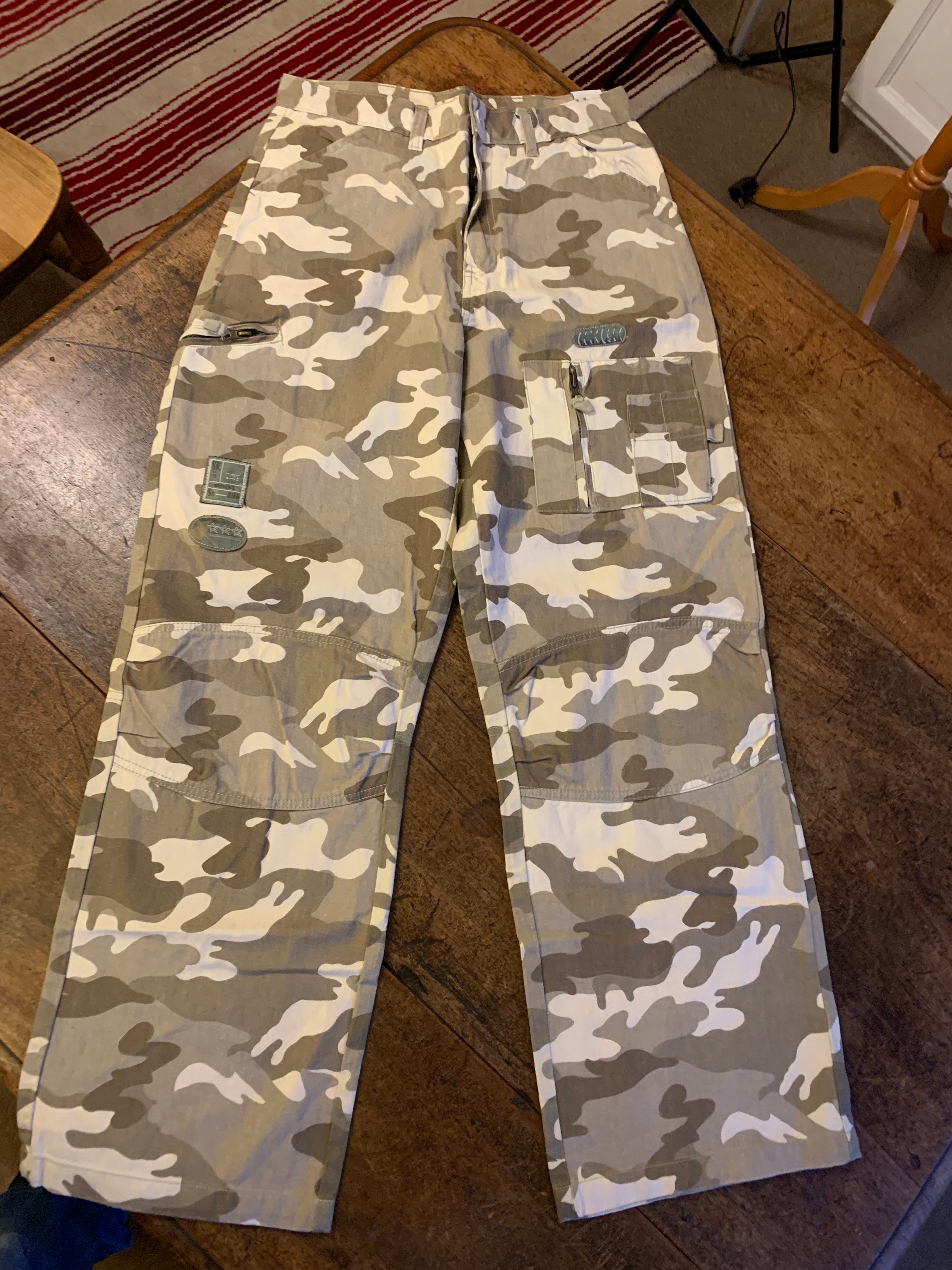 Desert Camouflage Cargo Pants UK 28 Waist 29 inch Leg | Etsy