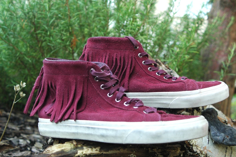 vans high tops womens purple