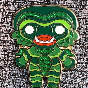 Gilly the Gillman pin, The Creature From the Black Lagoon, hard enamel pin, badges, horror, horrorpin, pin, classic horror