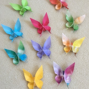 Origami Butterflies - Tie Die