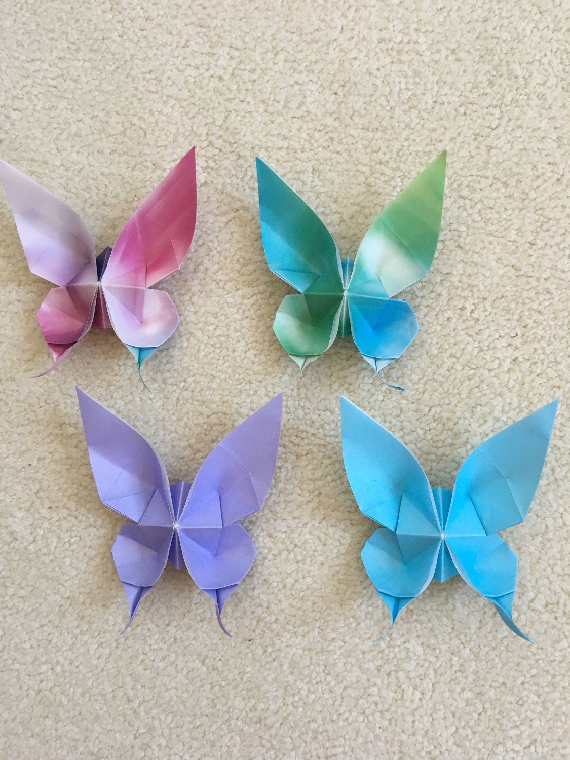 Origami Butterflies Tie Die - Etsy