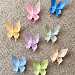 Papillons en origami - Pique-nique