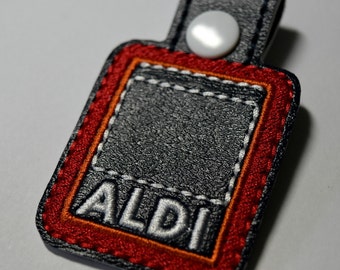 Aldi Quarter Holder, Aldi Keychain, Aldi Key Chain, Aldi Quarter Keeper, Snap Tab, Key Fob, Gift For Mom