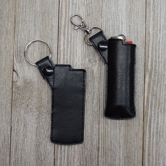 Lighter Holder Keychain Lighter Gift for Smoker - Etsy