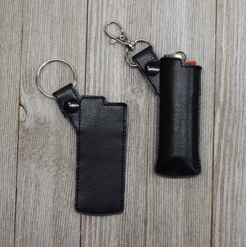Lighter Holder Keychain Lighter Gift for Him Smoker Etsy