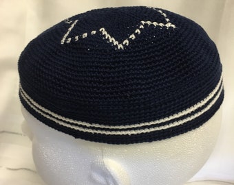 Big cotton kippah