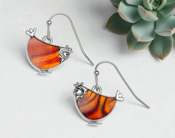 Base Per Orecchini Di Ottone A Perno Triangolo Con Cabochon Di Occhi Di Gatto Incastonati 18x15mm 5 Paia Rodiato Pesca