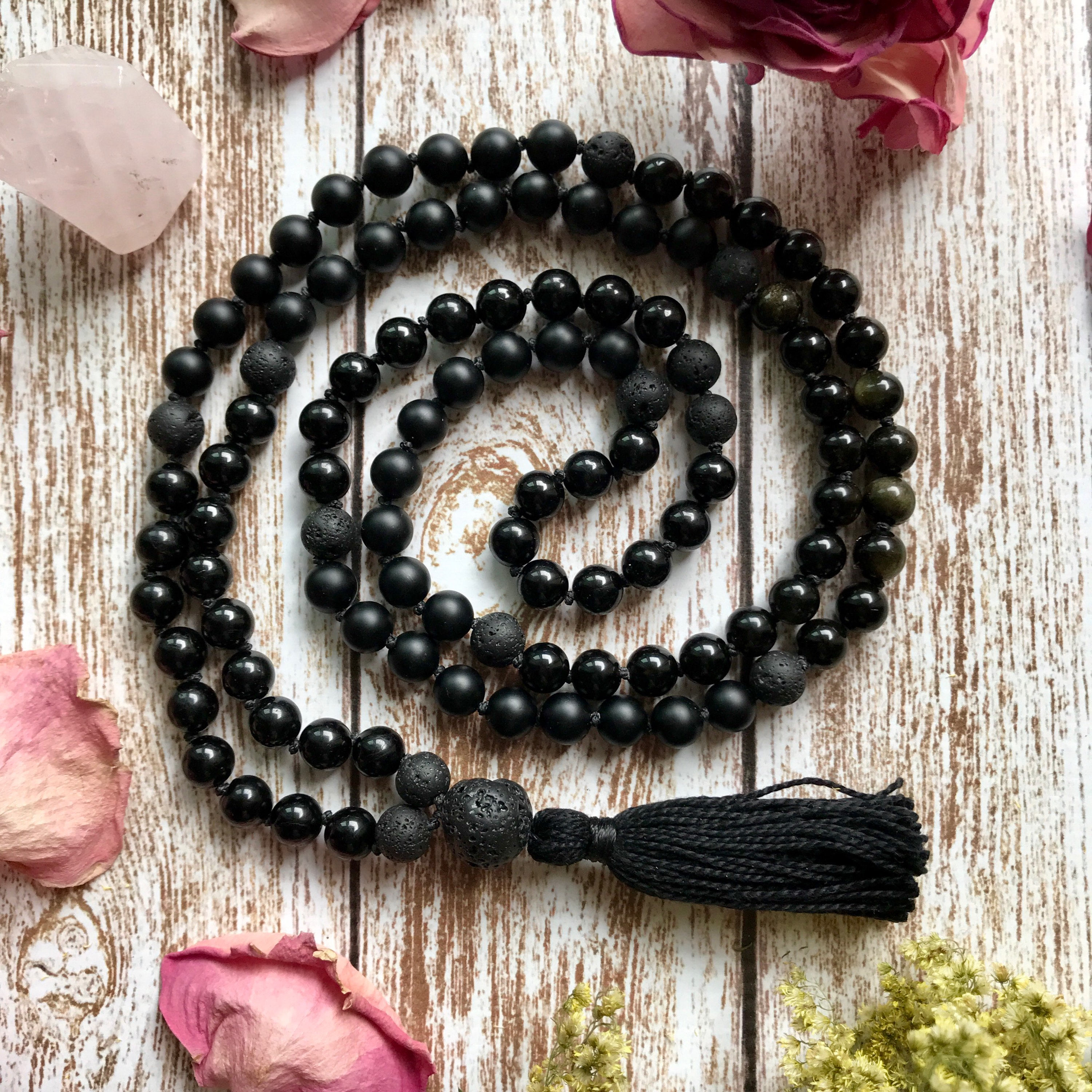 Custom Mala Custom Mala Beads Mala Necklace Prayer Beads Etsy