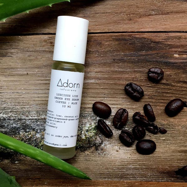 Under Eye Serum Coffee | Aloe, Wrinkles, Dark circles, Crows feet, Moisturizing, Hydrating