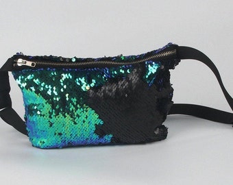 Sequin, glitter bumbag