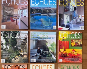 ECHOES Magazine -Set of 18 issues - MCM Lifestyle - Out Of Print!