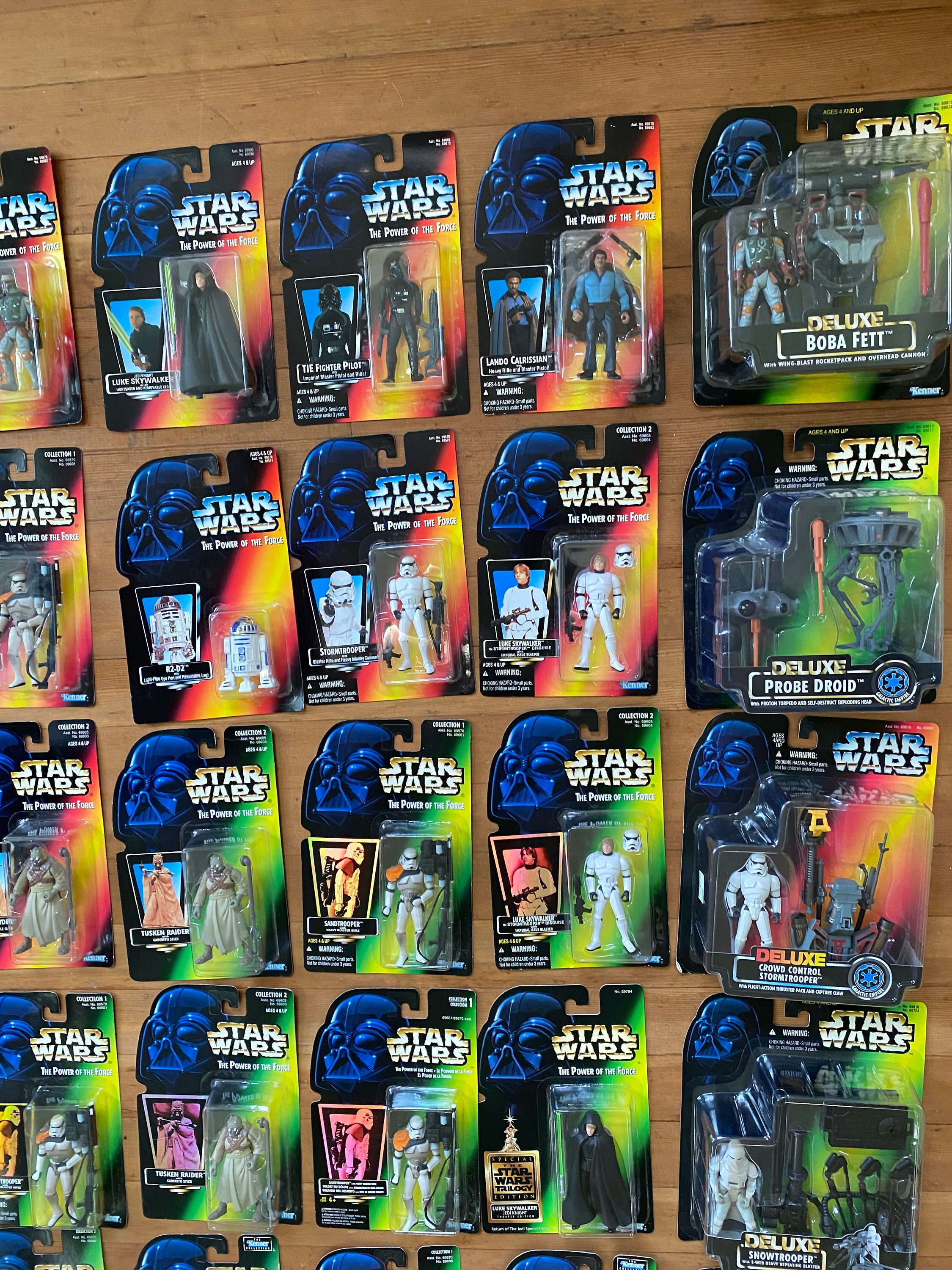 Star Wars POTF 1996 Action Figures 46 PC Lot Power of the Force Figures