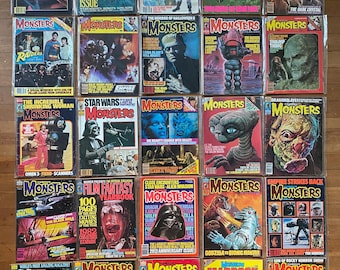 Famous Monsters of Filmland  Magazines- 45 Issues from 1970's-80's collectible! RARE!