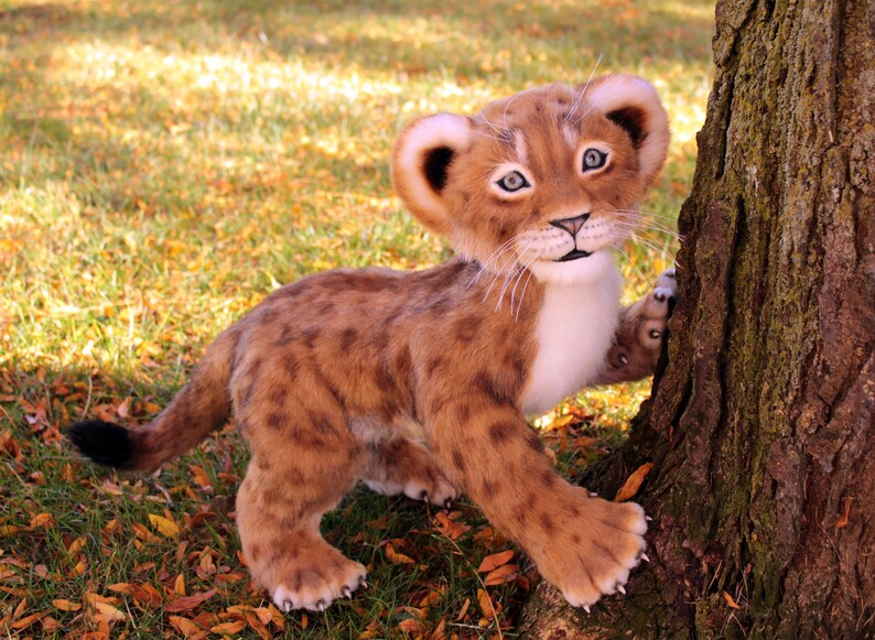 Realistic lion toy Lion cub toy Simba stuffed toy Custom | Etsy