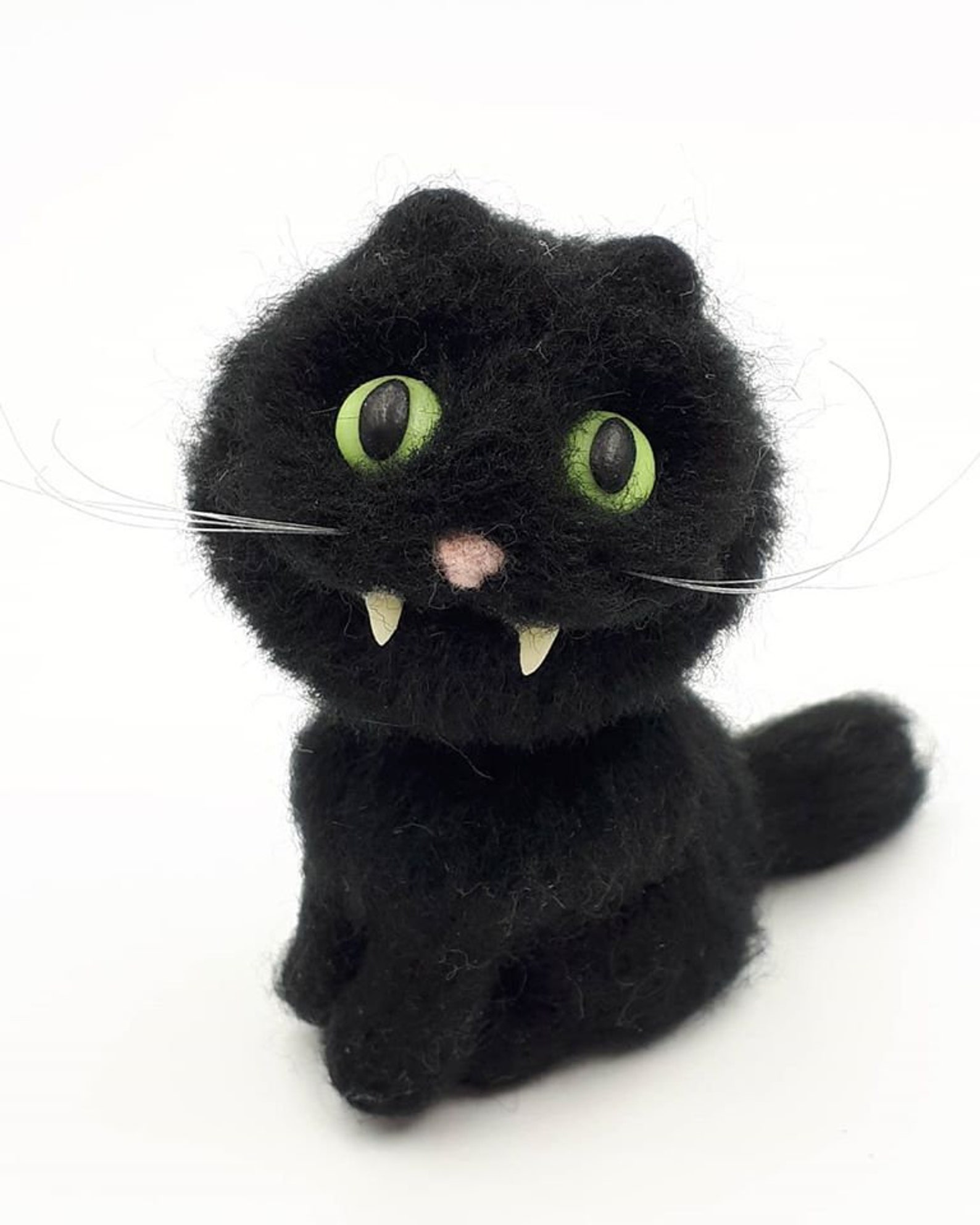 Spooky cat toy Gothic cat toys Creepy cat toy Zombie kitty Etsy
