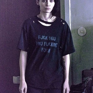 Fuck you, fuck you fuck, The Girl with the Dragon Tattoo filmshirt