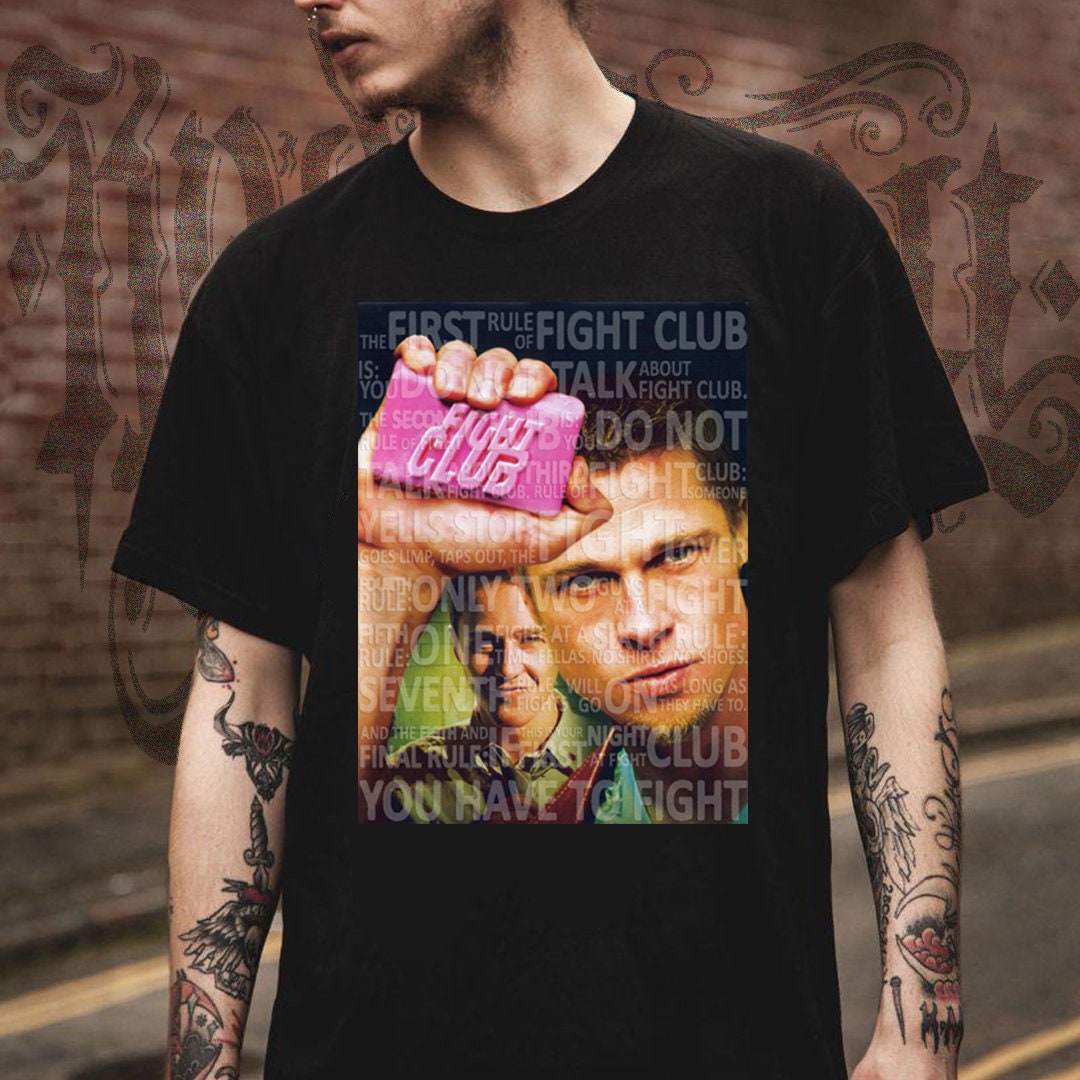 ムービー FIGHT CLUB T-SHIRT のブラッド