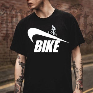 Bike swoosh funny shirt T shirt and Hoodie love workout fitness sport cycling
