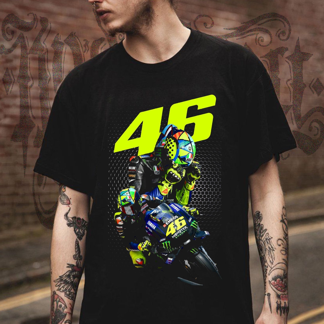 auditie Afdaling tempo Valentino Rossi 46 the Doctor Moto Gp Legend T-shirt and - Etsy