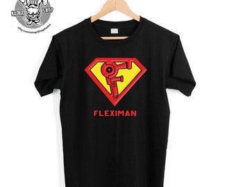 Fleximan autovelox killer il vendicatore degli autovelox Tshirt  uomo donna