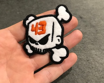 Ken Block 43 patch iron on or sew, made locally with love