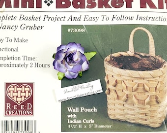 Vintage Mini basket weaving kit New in Package