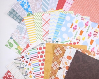 DCWV 6x6 Stack 10 SAMPLER Paper Pack 30 designs Assortment No. 116 craft orgami scrapbooking craft scrapbook embellishment paper cards