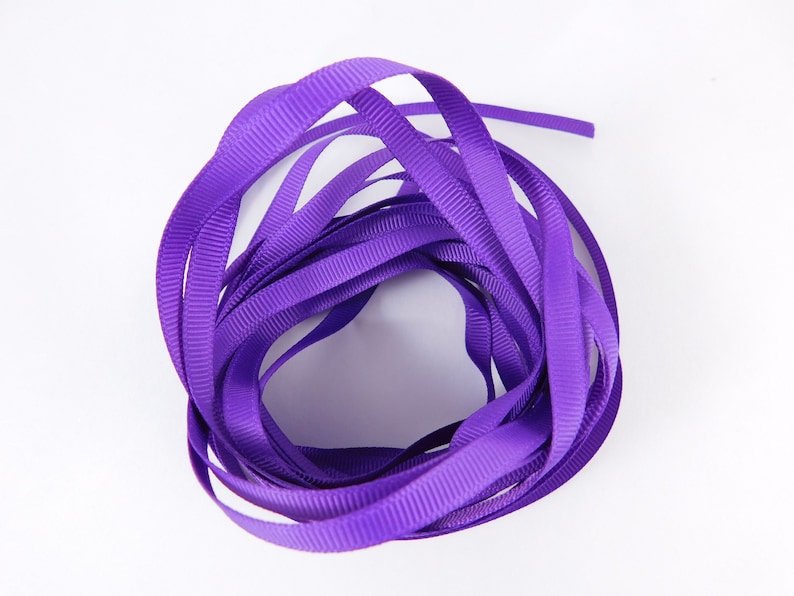 5 Yards Purple Grosgrain Ribbon 14 inch wide trim scrapbooking embellishment sewing ribbon accessory supplies mixed media card making