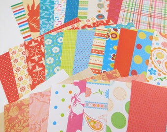 DCWV 6 x 6 Sampler Pack 31 designs pretty funky 110 cardstock scrapbooking craft floral scrapbook embellishment paper bright fun plaid