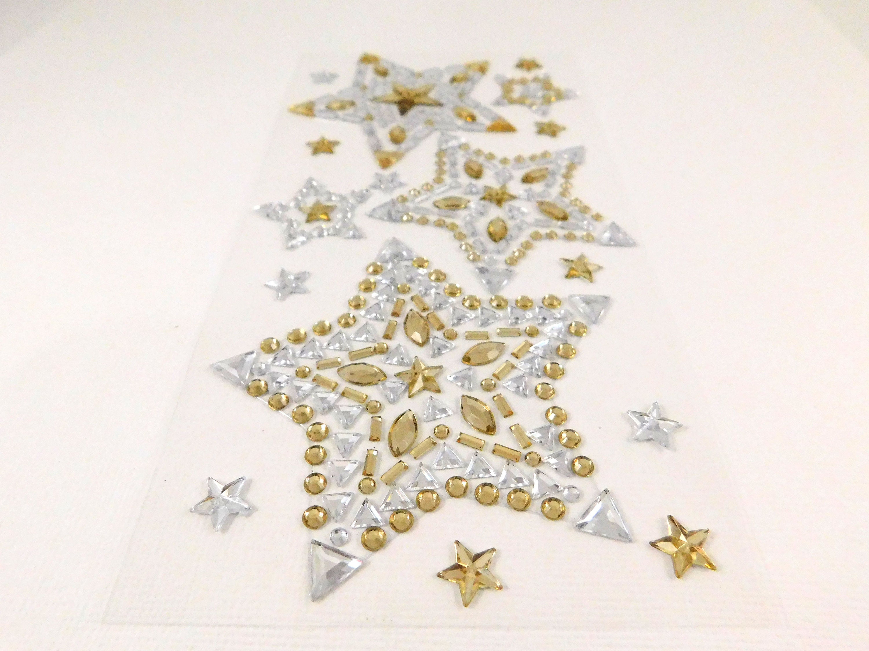 Rhinestone Star Stickers Scrapbooking Embellishment rhinestone Etsy