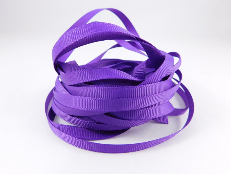 5 Yards Purple Grosgrain Ribbon 14 inch wide trim scrapbooking embellishment sewing ribbon accessory supplies mixed media card making