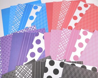 Paper Studio 6x6 The Basics SAMPLER Paper Pack 30 designs Assortment No 118 craft origami scrapbooking craft scrapbook embellishment