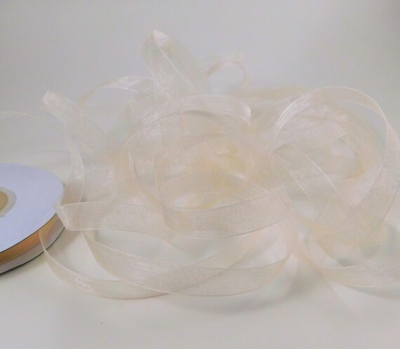 wide sheer ribbon
