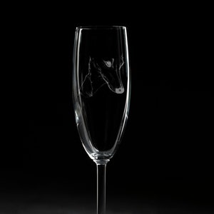 Picasso champagne glass | Greyhound | Whippet | Italian Greyhound