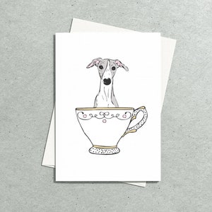 Pup of Tea greeting card