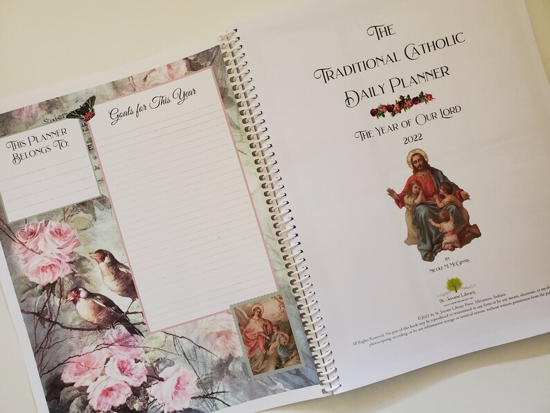 The Traditional Catholic Daily Planner 2022 Hourly Organizer Etsy