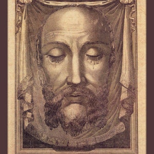 Santo Volto di Gesù Stampa 8,5" x 11"