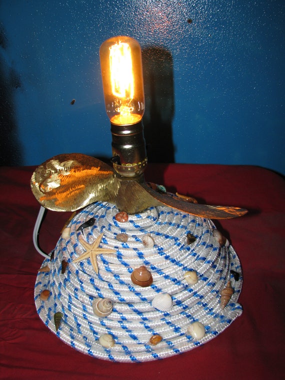 Hand Made Mariner Themed Handmade Desk Top Table Lamp