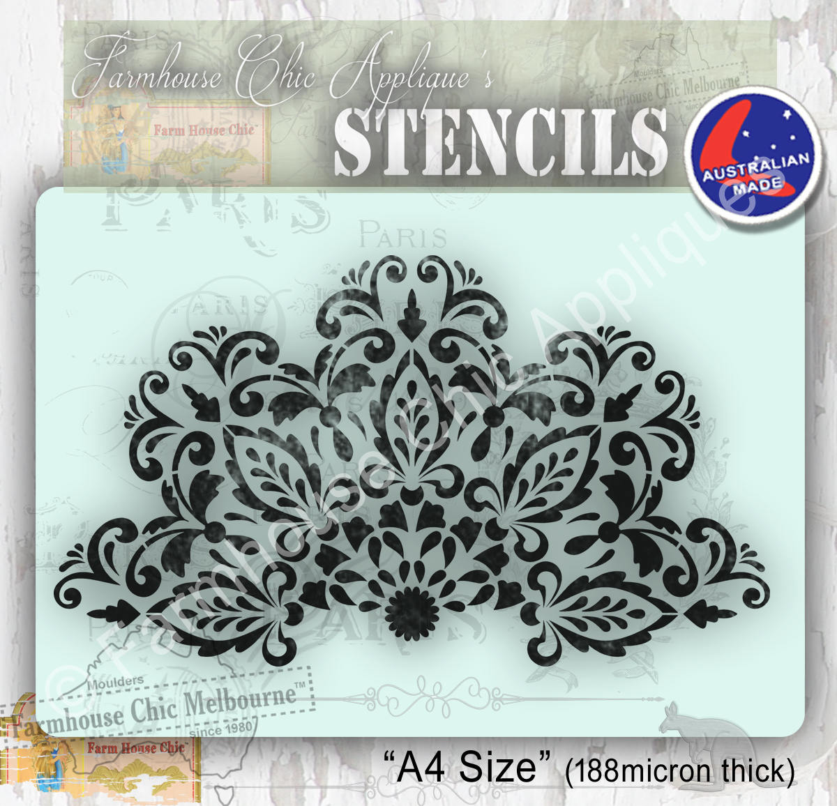 Create A Mandala Furniture Stencil 26 Cm Across Mylar Etsy