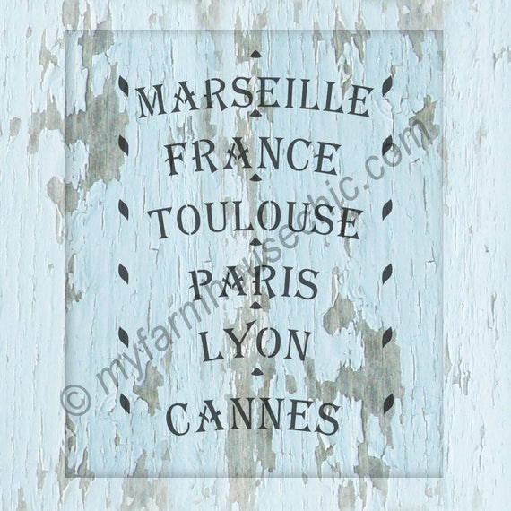 2 X Mylar Furniture Stencils Paris Parlor Stencil Set French Etsy