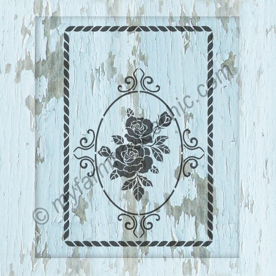 2 X Mylar Furniture Stencils Paris Parlor Stencil Set French Etsy