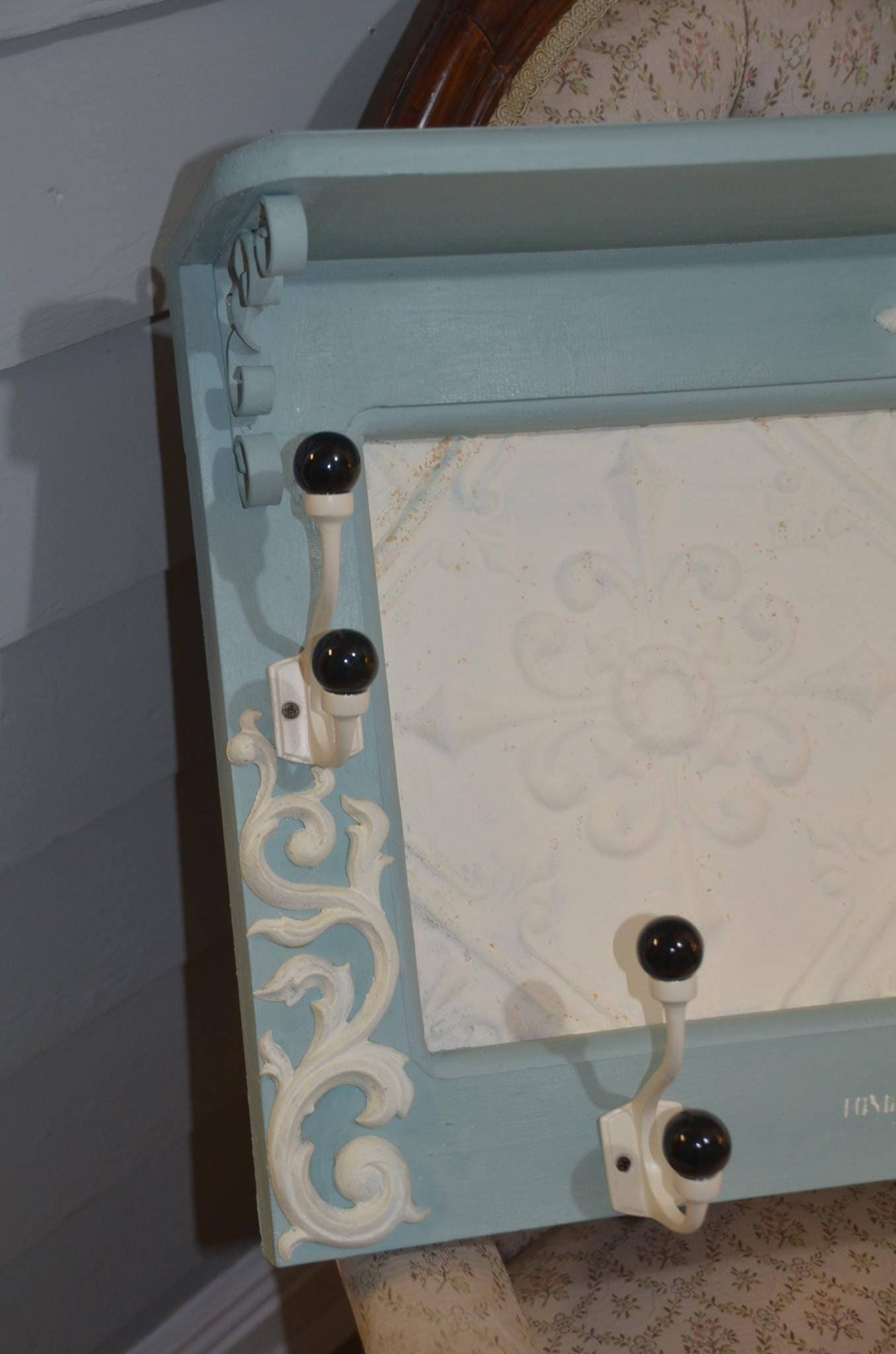 1 X Pair Of Shabby Chic French Chic Furniture Mouldings Furniture