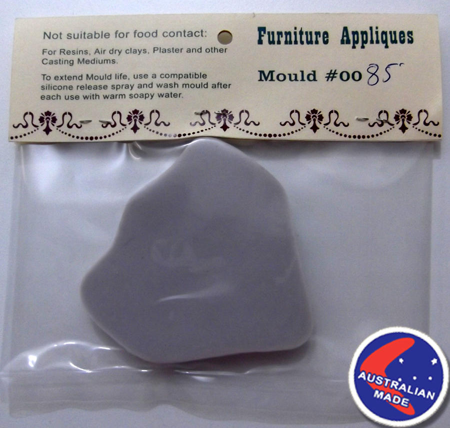 Silicone Mold for Furniture Appliques For Resin, Paper Clay, Plaster