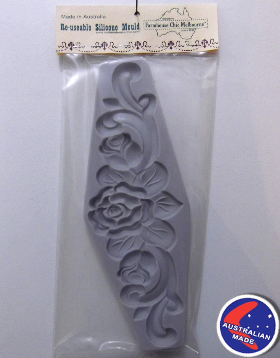 Silicone Mold for Furniture Appliques For Resin, Paper PMC Clay