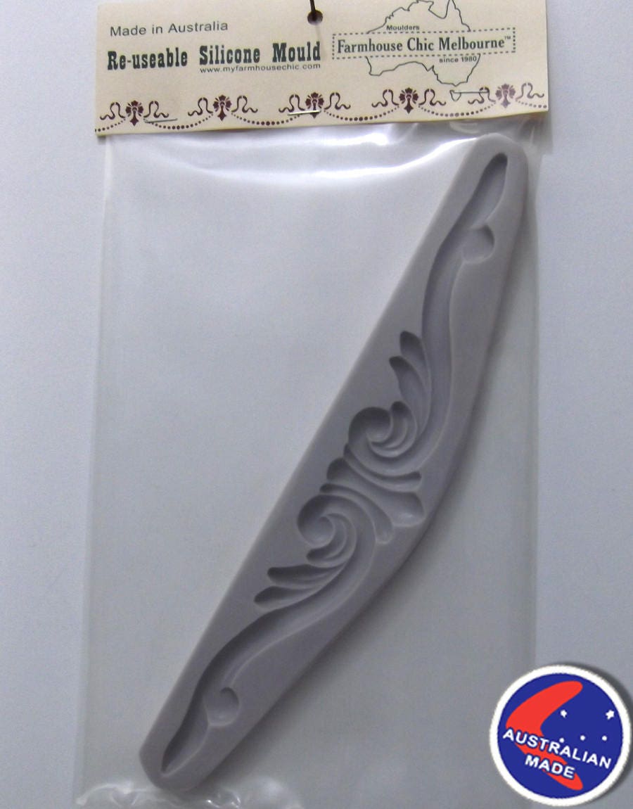 Silicone Mold for Furniture Appliques For Resin, Paper PMC Clay