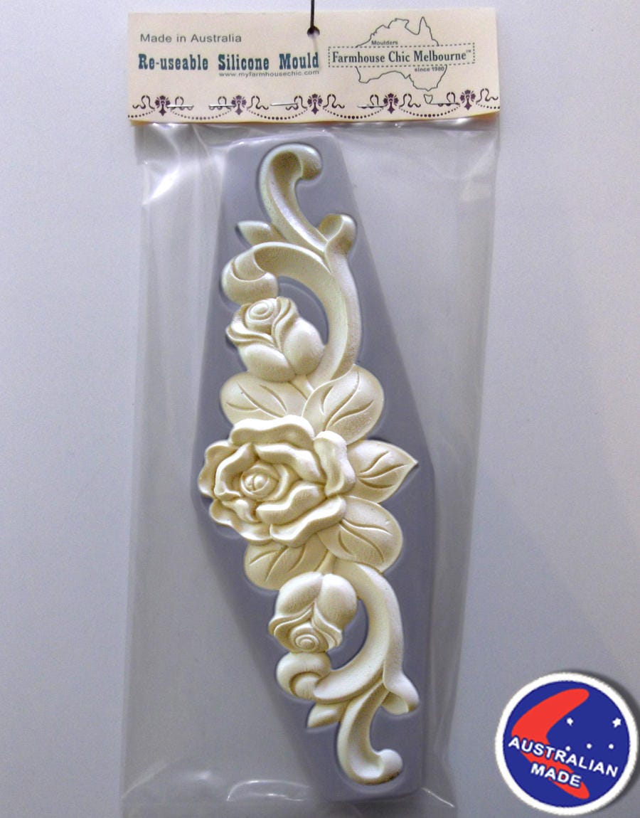 Silicone Mold for Furniture Appliques For Resin, Paper PMC Clay