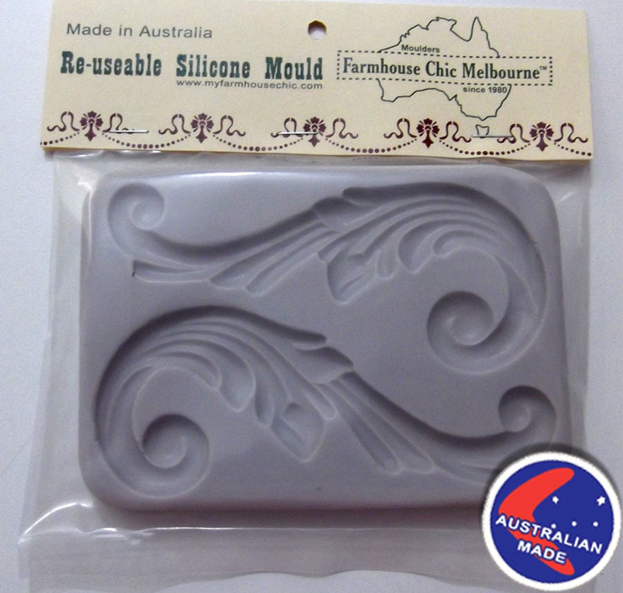 Silicone Mold for Furniture Appliques For Resin, Paper Clay, Plaster