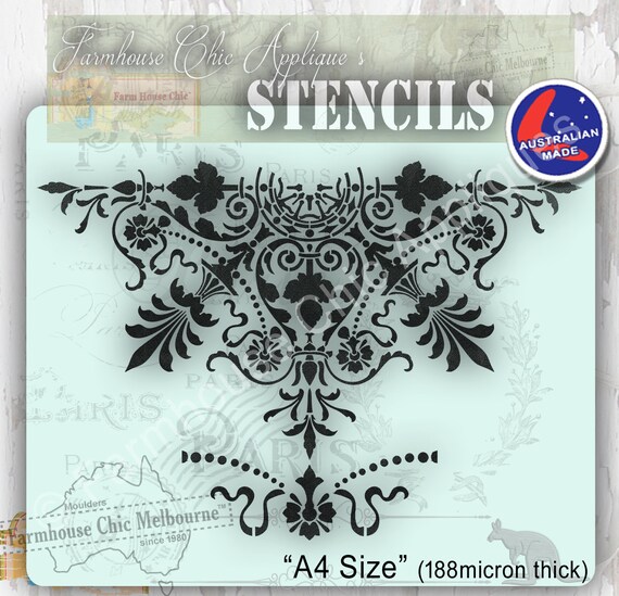 Create A Mandala Furniture Stencil 26 Cm Across French Etsy