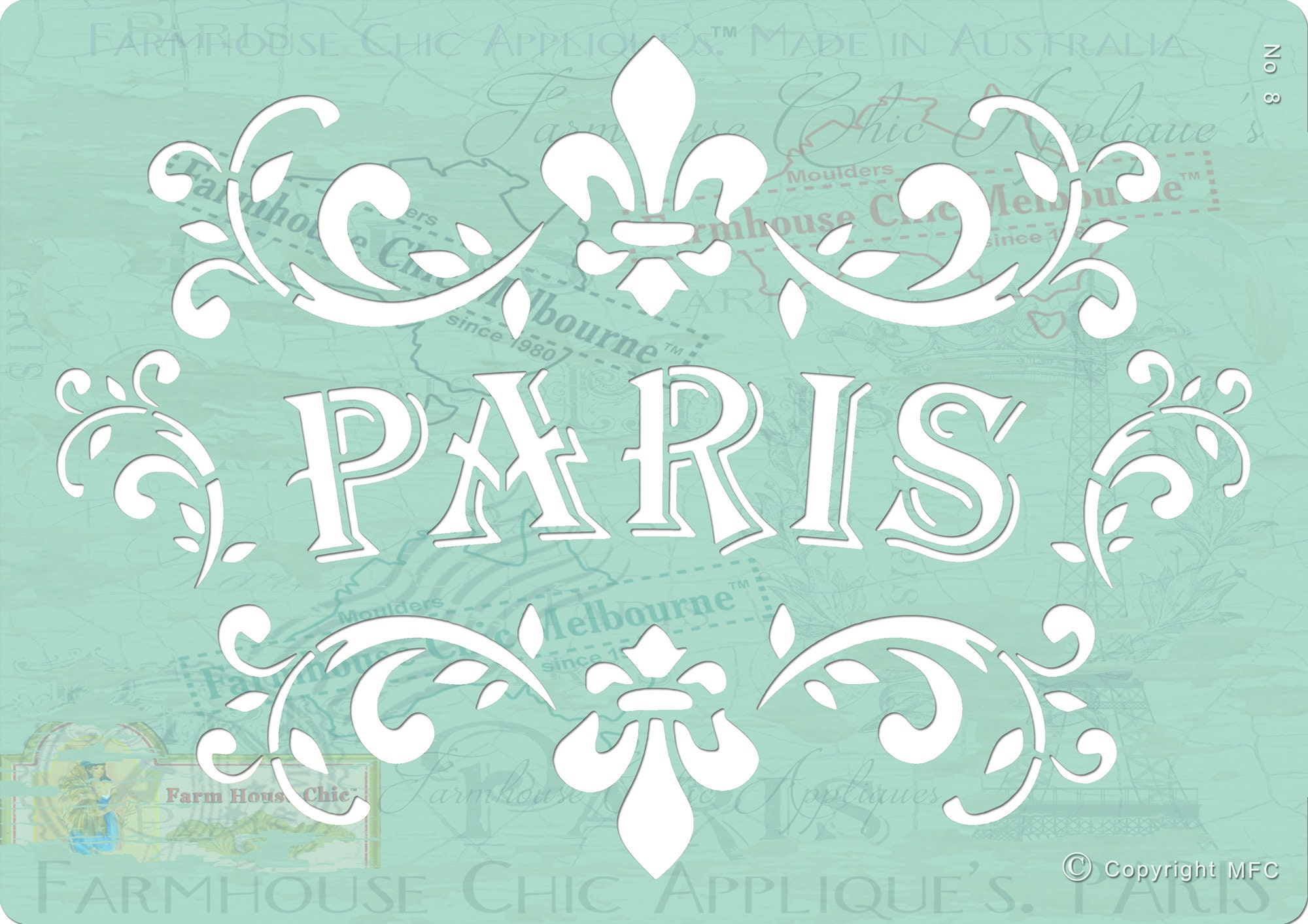 Furniture Stencil, French Vintage Stencil, Artist Stencil, Furniture Decoration, Wall Stencil