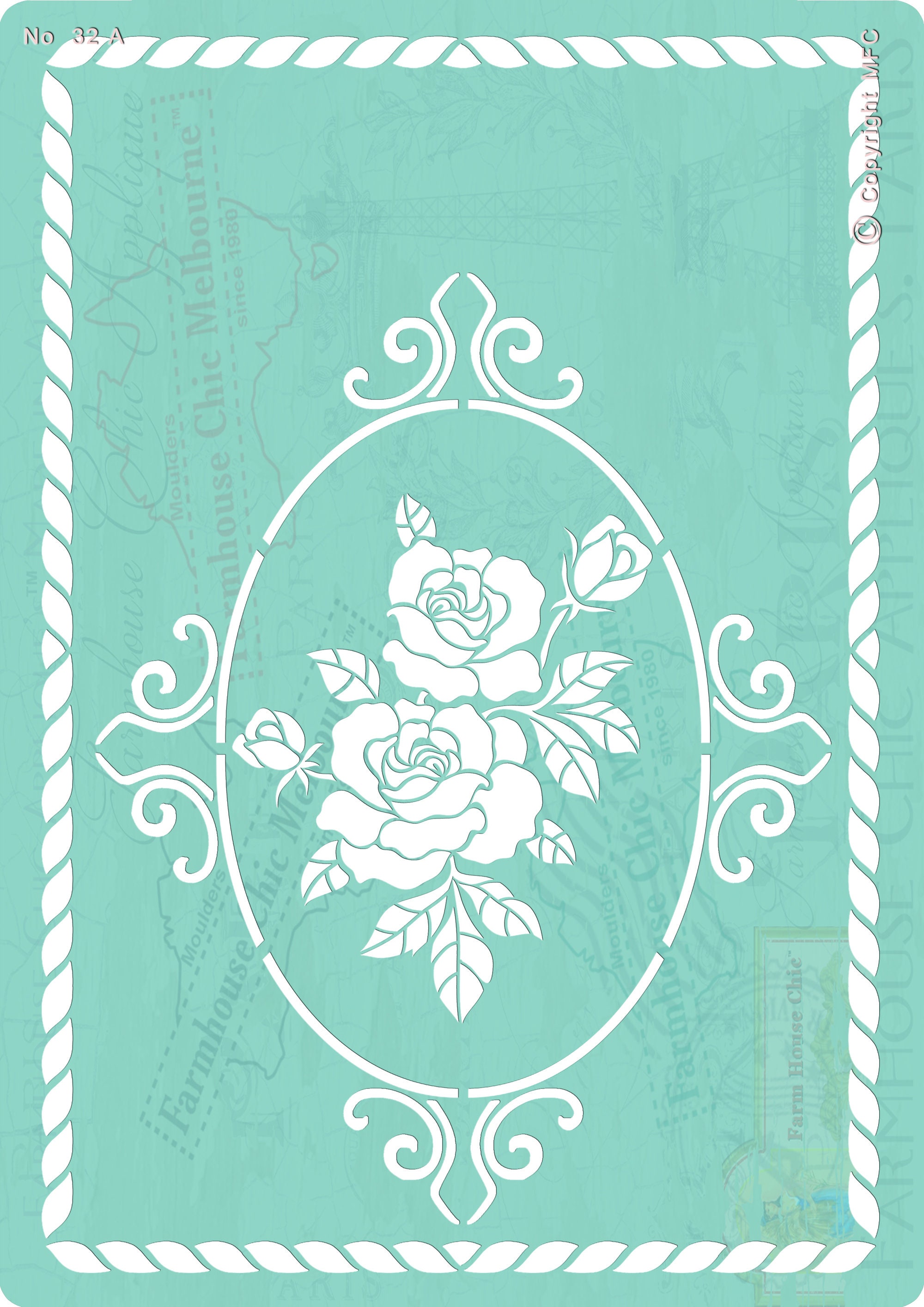 Stencil Set, French Parlor Stencils, French Stencils You can Create 6